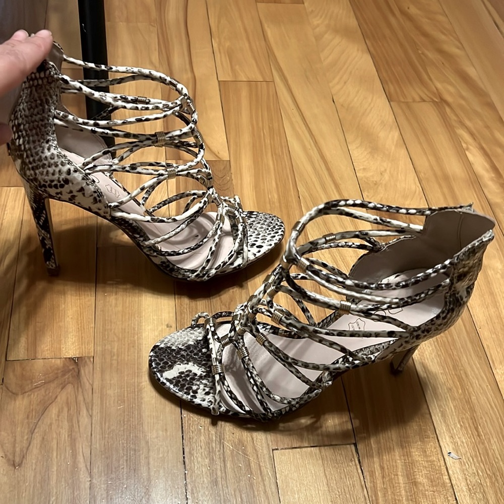 Aldo sandals snake imitation